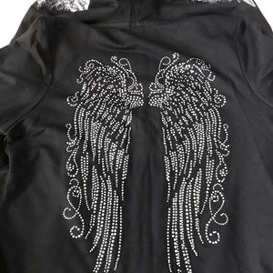 Custom glitzy graphic printed long sleeve sweatshirt printed in Daytona Beach